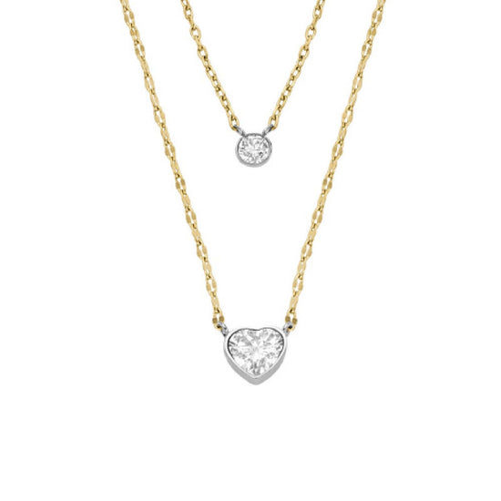 Collana Fossil Sadie da donna JF04357998-1