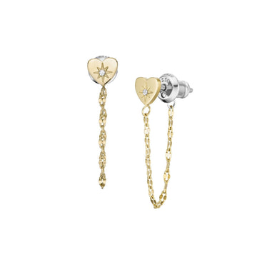 Orecchini Fossil All Stacked Up da donna JF04378710-1