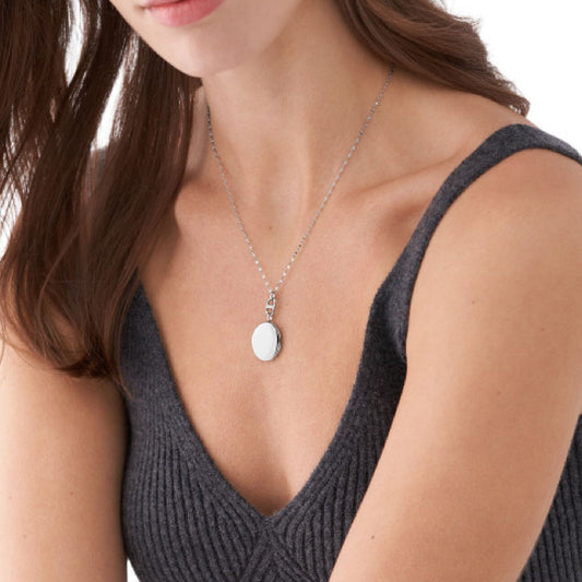 Collana Fossil Locket da donna JF04427040-2