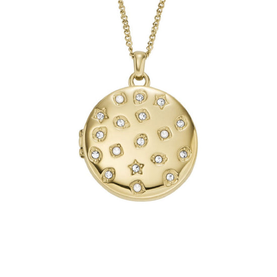 Collana Fossil Locket da donna JF04428710-1