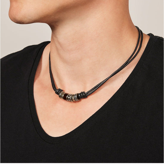 Collana Fossil Vintage Casual da uomo JF84068040-3