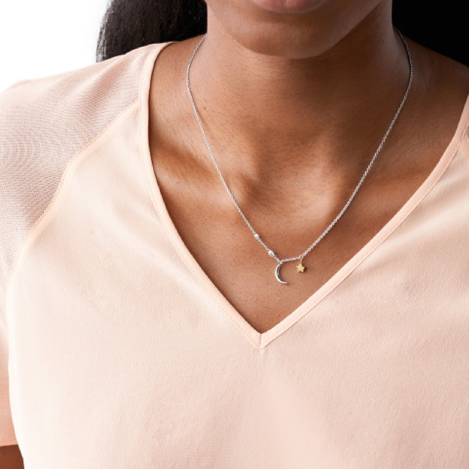 Collana Fossil Argento Sterling da donna JFS00432998-3