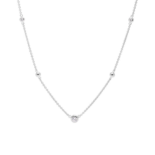 Collana Fossil Argento Sterling da donna JFS00453040-1