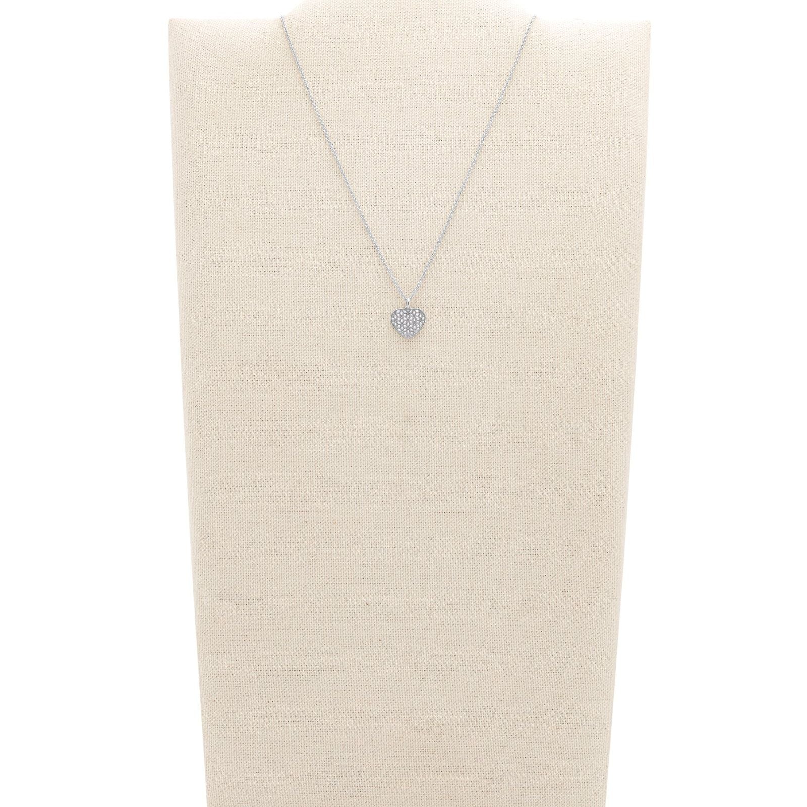 Collana Fossil Argento Sterling da donna JFS00492040-3