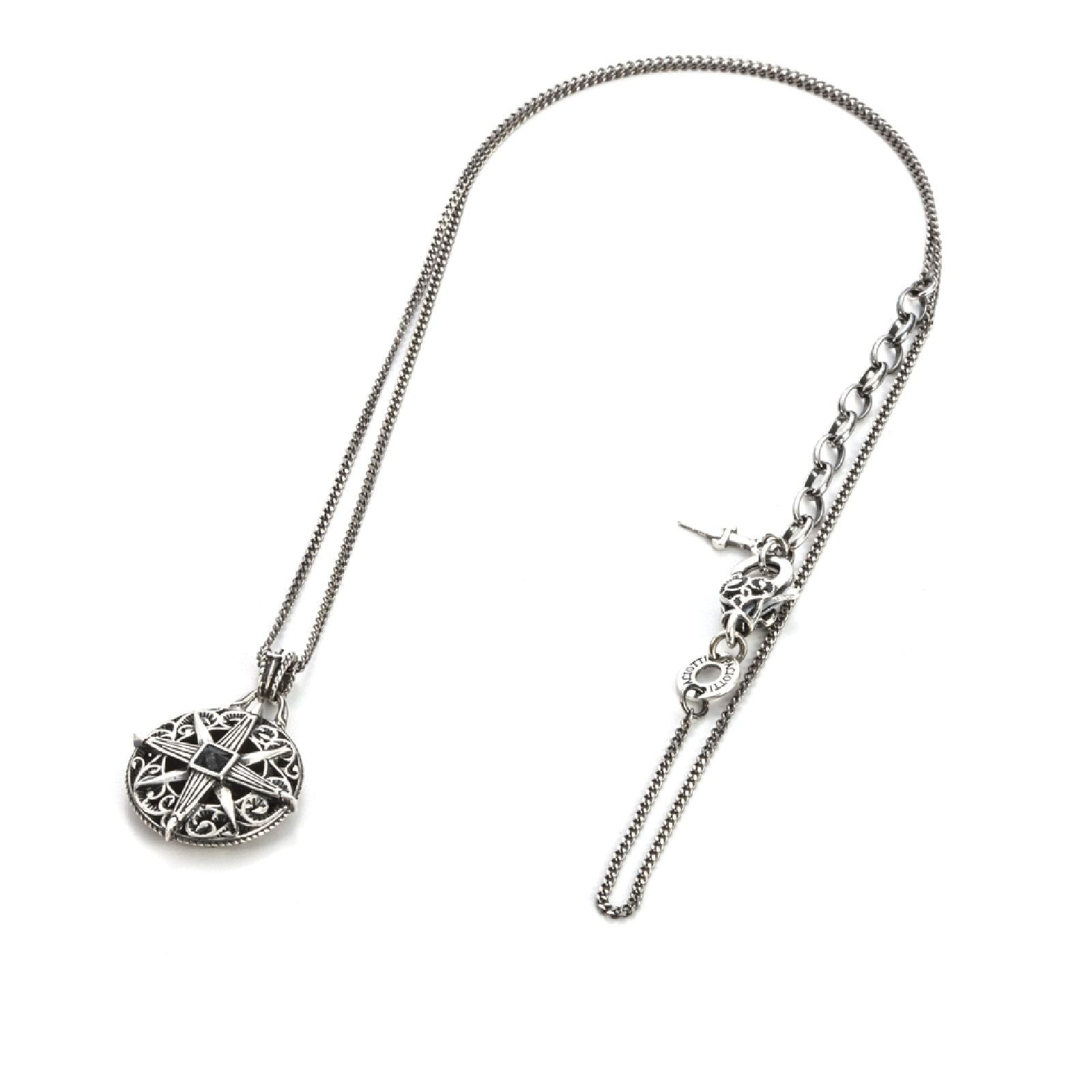 Collana Cesare Paciotti Black Compass da uomo JPCL1793V-1