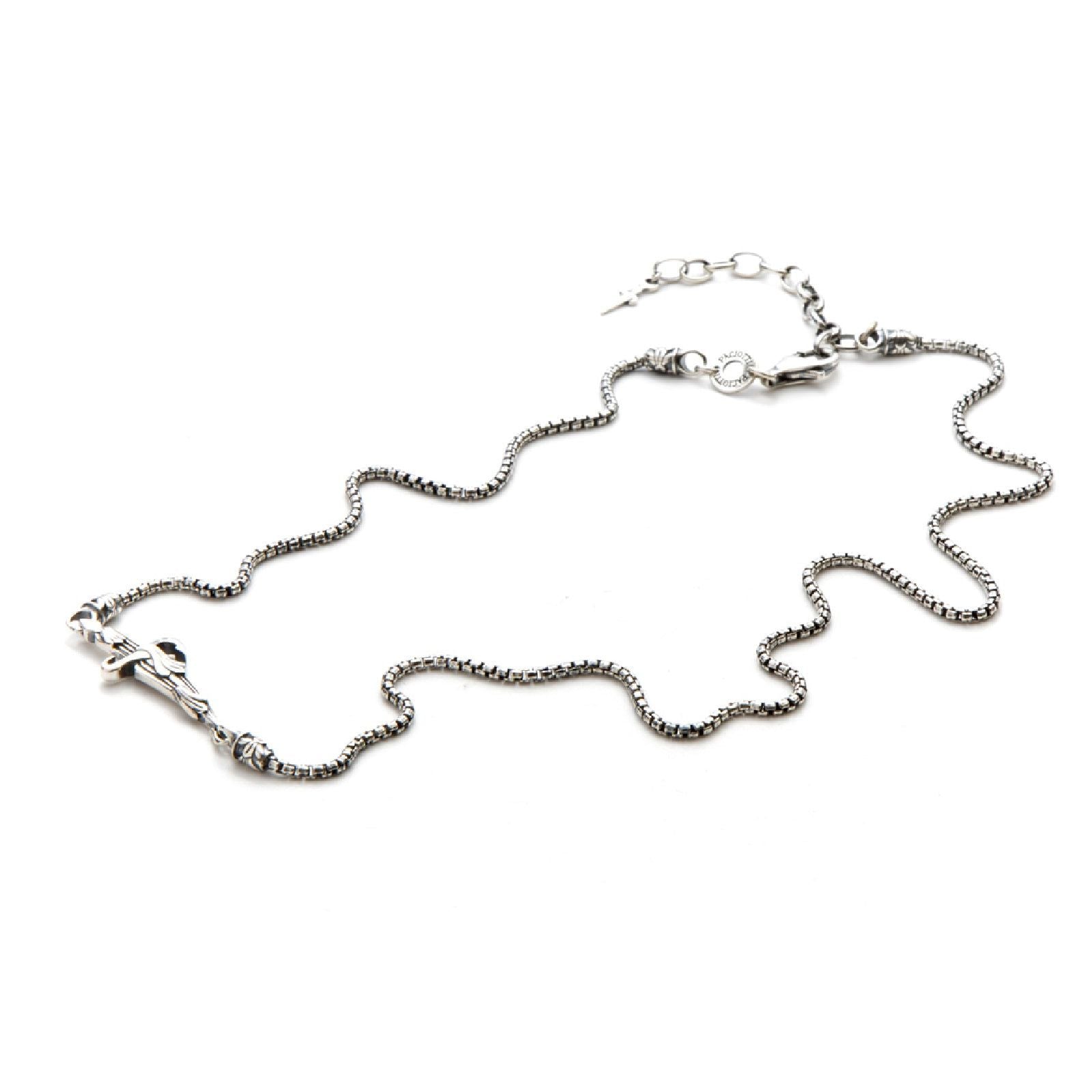 Collana Cesare Paciotti Silver Leaves da uomo JPCL2036V-1