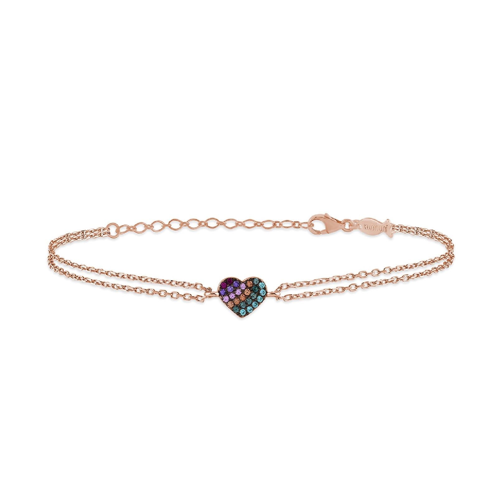 Bracciale Kurshuni Catch the Rainbow da donna KB787-100RS-1