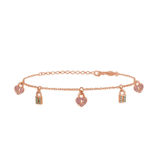 Bracciale Kurshuni Love Lock da donna KI262-100RS-1