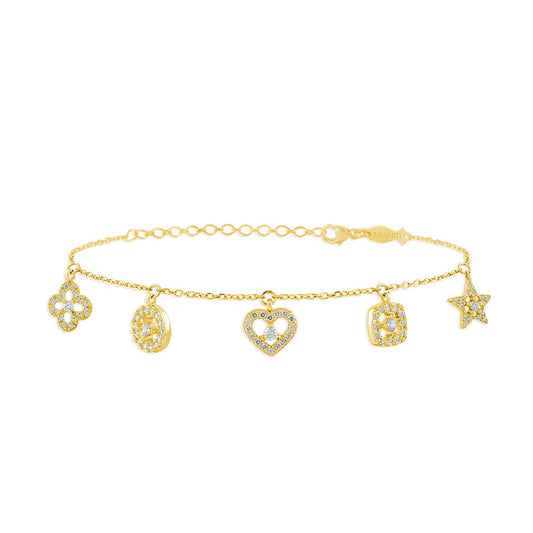 Bracciale Kurshuni Forever Young da donna KR226-100YG-1