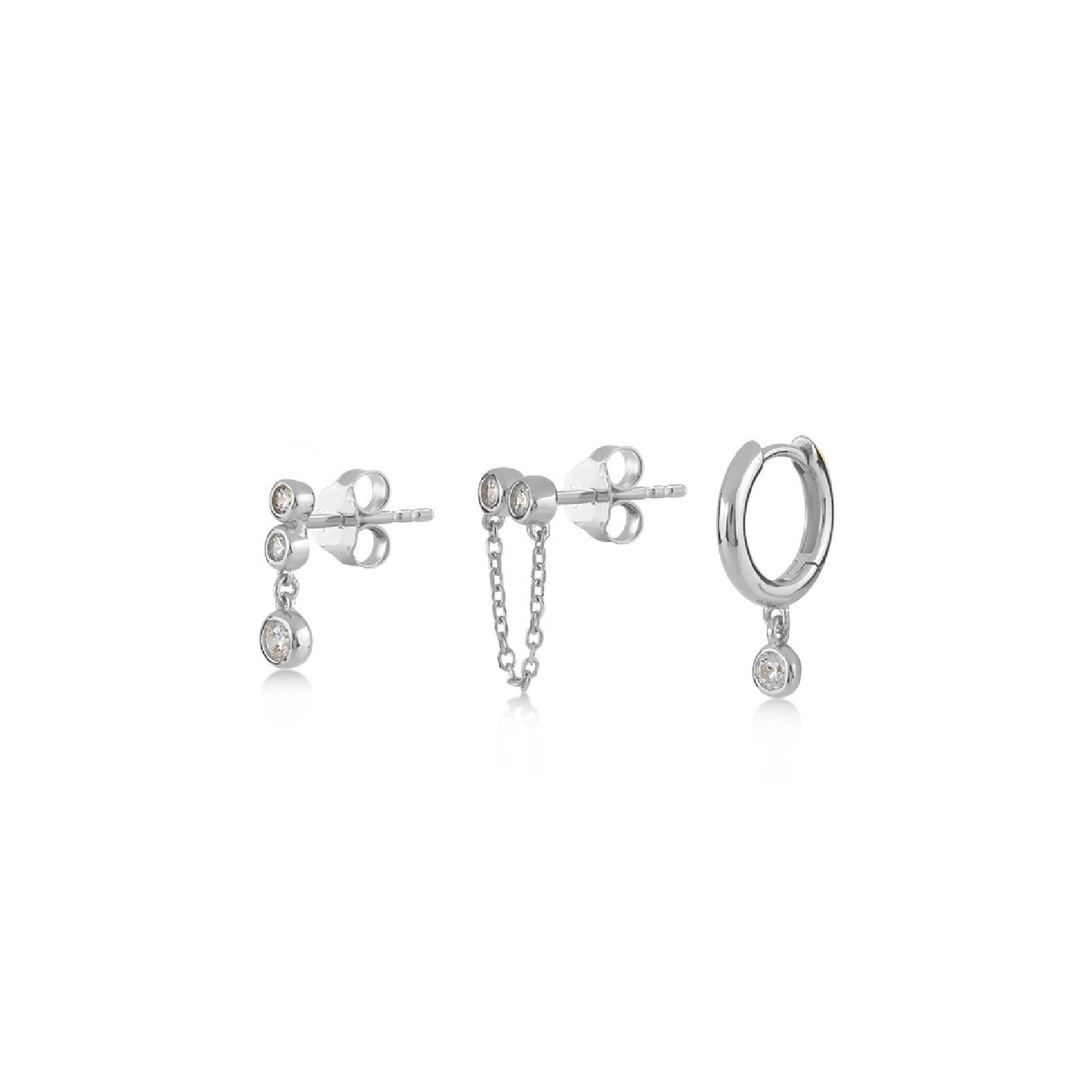 Set di orecchini Kurshuni Liv da donna KX267-3Y0SP-1
