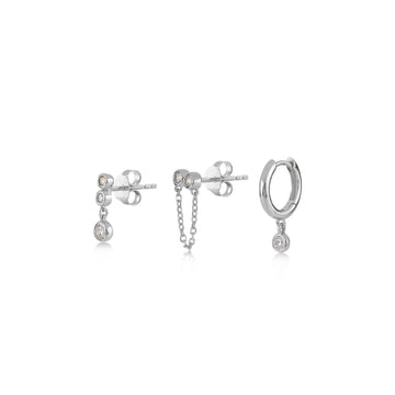 Set di orecchini Kurshuni Liv da donna KX267-3Y0SP-1