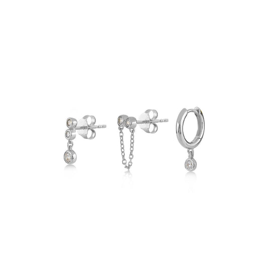 Set di orecchini Kurshuni Liv da donna KX267-3Y0SP-1