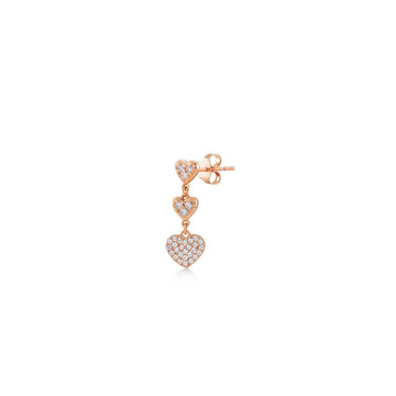 Mono orecchino Kurshuni Amber da donna KX276-300RS-1