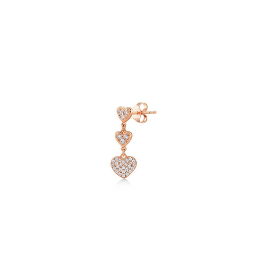 Mono orecchino Kurshuni Amber da donna KX276-300RS-1