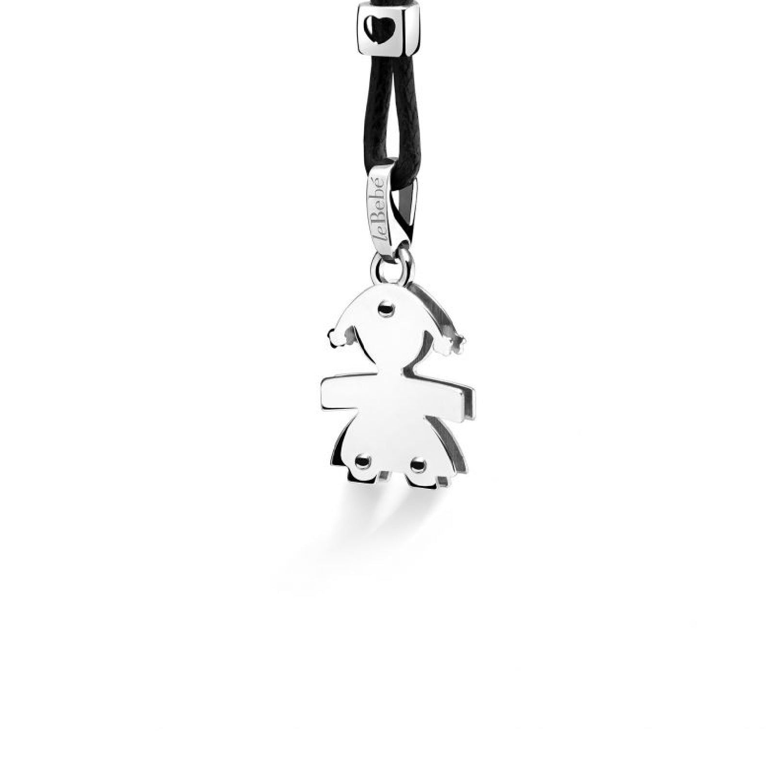 Ciondolo leBebé I Classici da donna e bambina in oro bianco LBB008-N-1