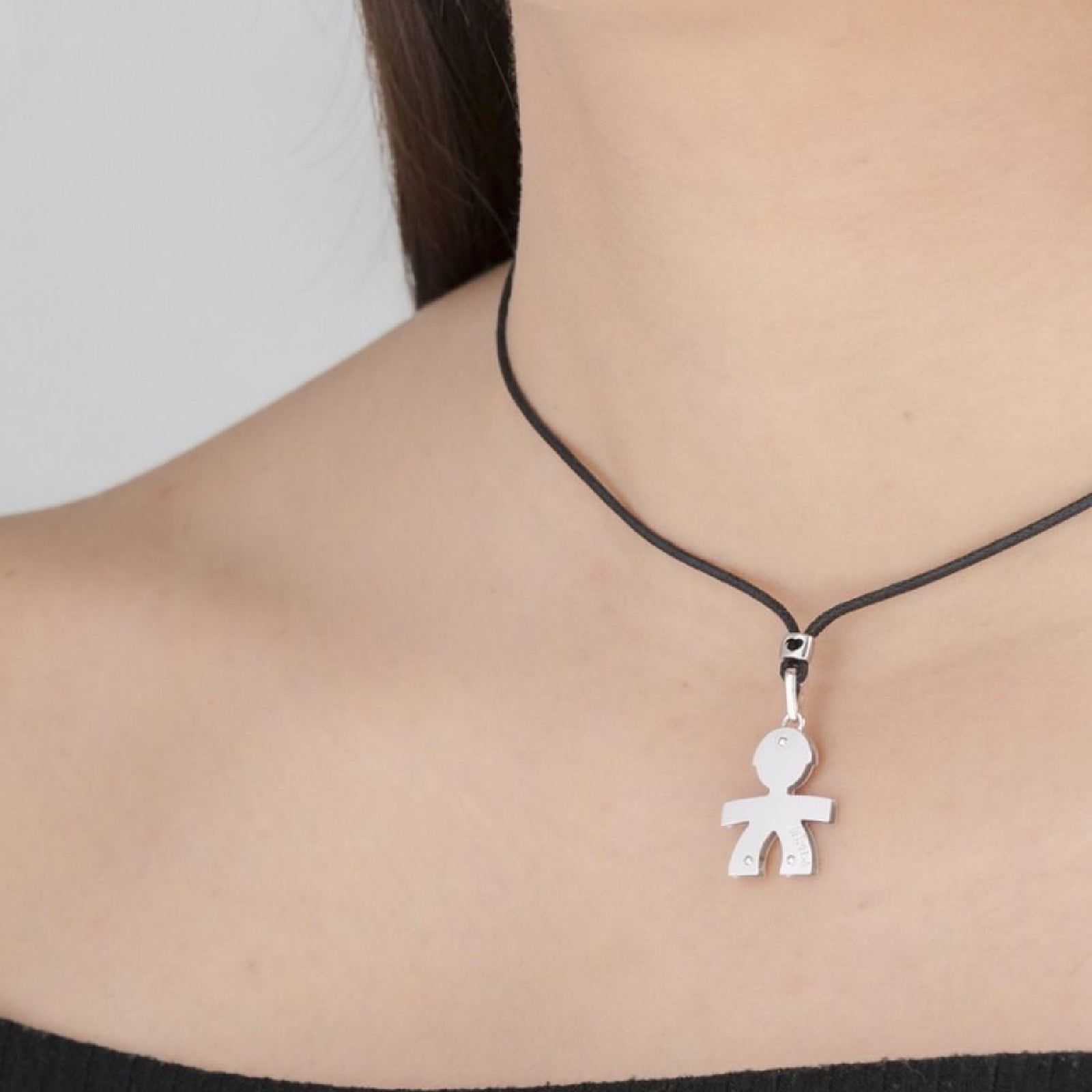 Ciondolo leBebé I Classici da donna in oro bianco LBB009-N-2