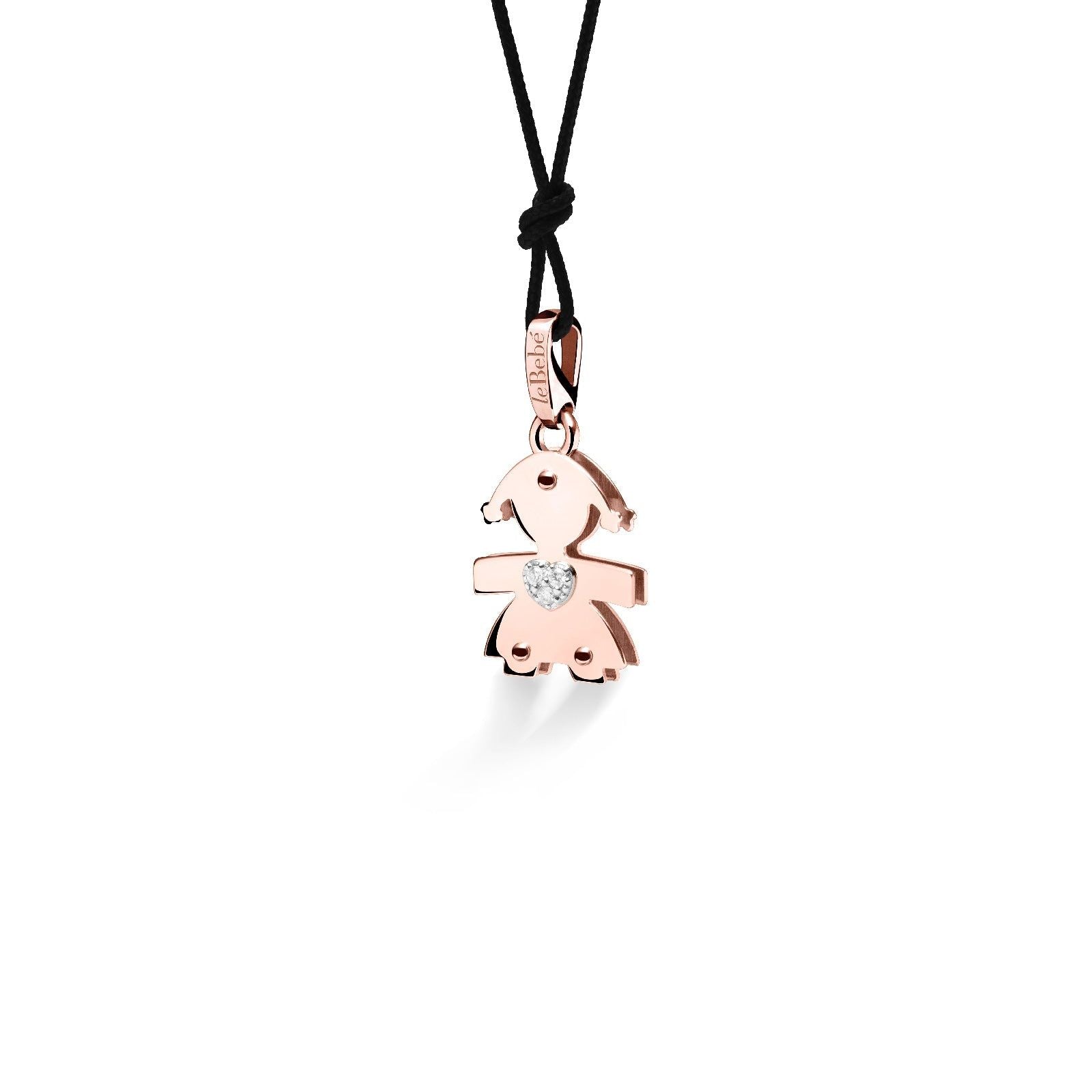 Ciondolo leBebé I Diamantini da donna e bambina Collana in oro rosa LBB067-1