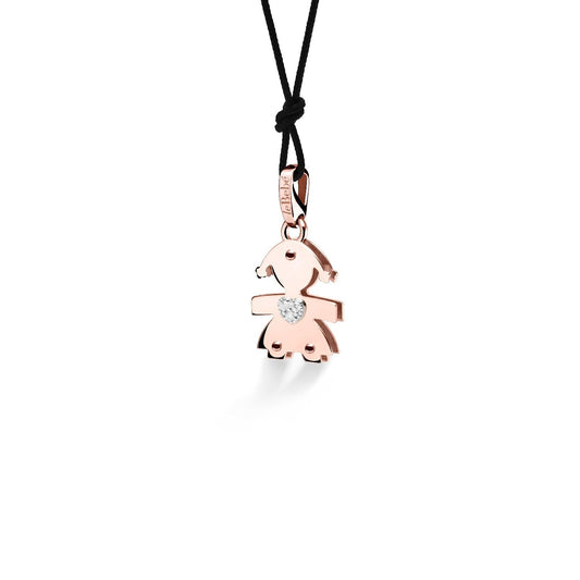 Ciondolo leBebé I Diamantini da donna e bambina Collana in oro rosa LBB067-1