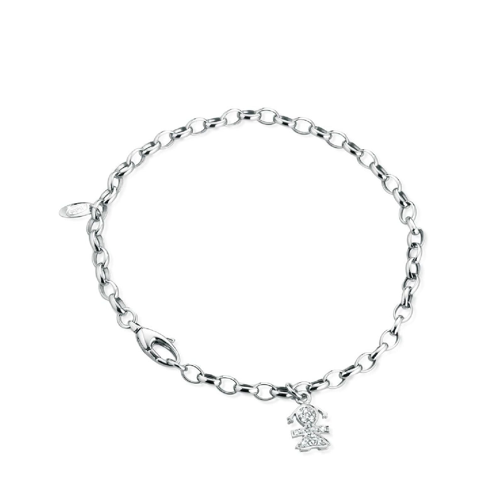 Bracciale leBebé I Pavè da donna in oro bianco LBB073-1