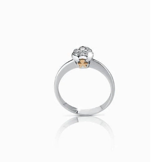 Anello leBebé Gli Amori da donna in oro bianco e oro rosa LBB115-2