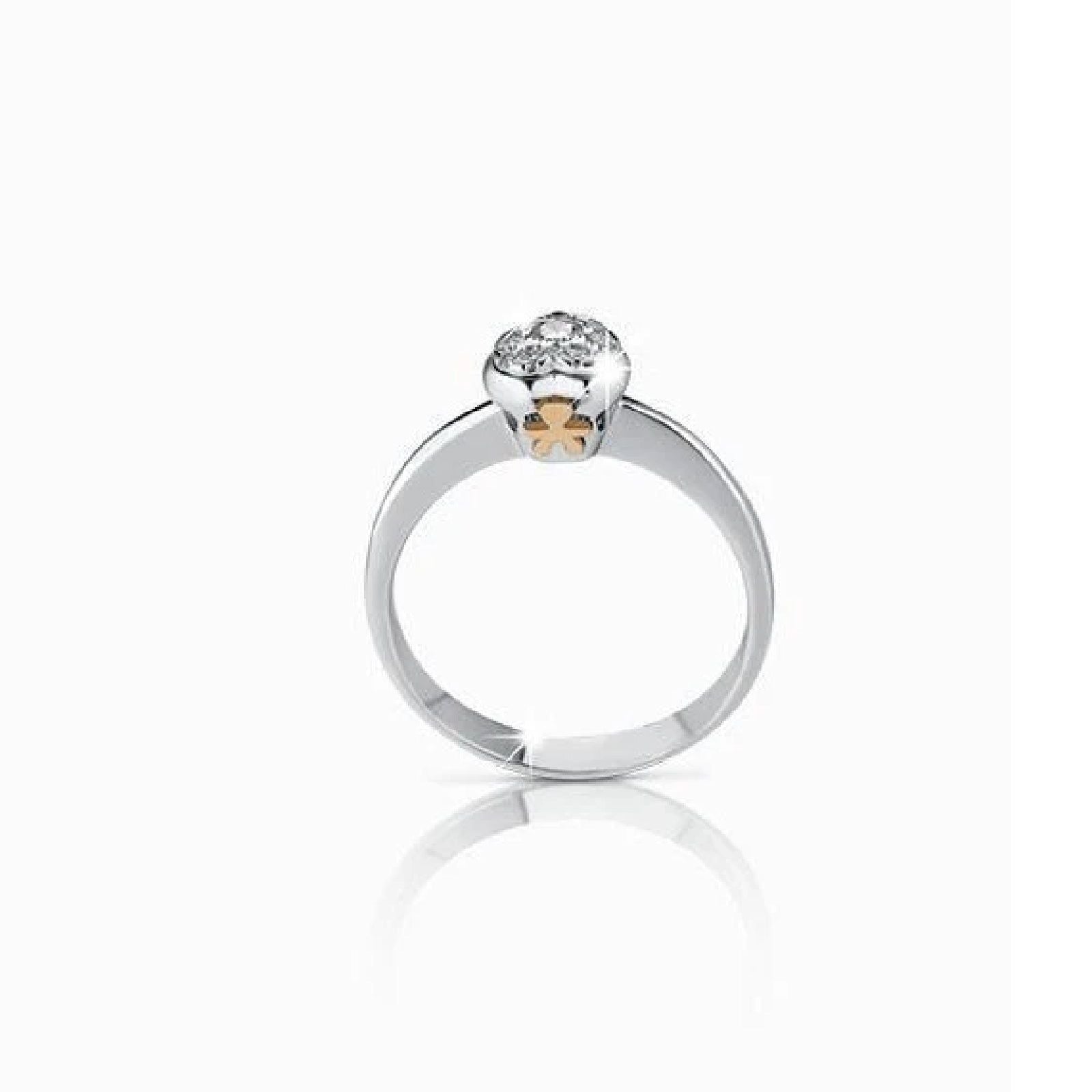 Anello leBebé Gli Amori da donna in oro bianco e oro rosa LBB115-2