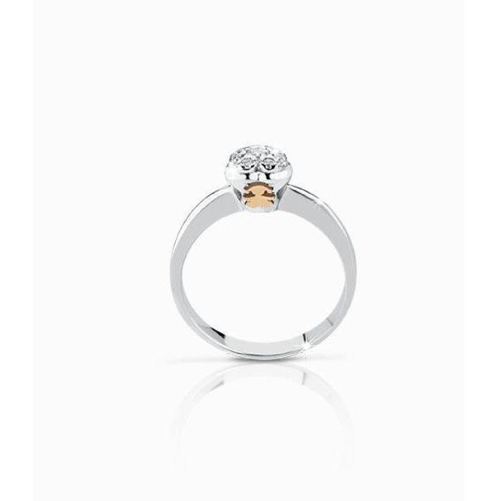 Anello leBebé Gli Amori da donna in oro bianco e oro rosa LBB116-2