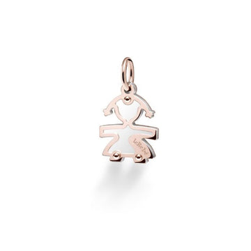 Charm leBebé Lock Your Love unisex e bambini Ciondolo in oro rosa e argento 925 LBB162-1