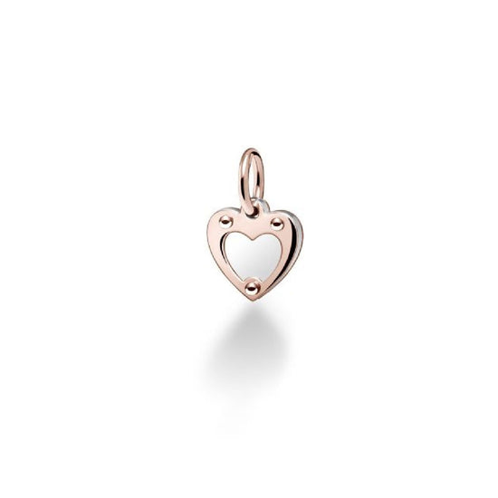 Charm leBebé Lock Your Love da donna e bambine Ciondolo in oro rosa e argento 925 LBB163-1
