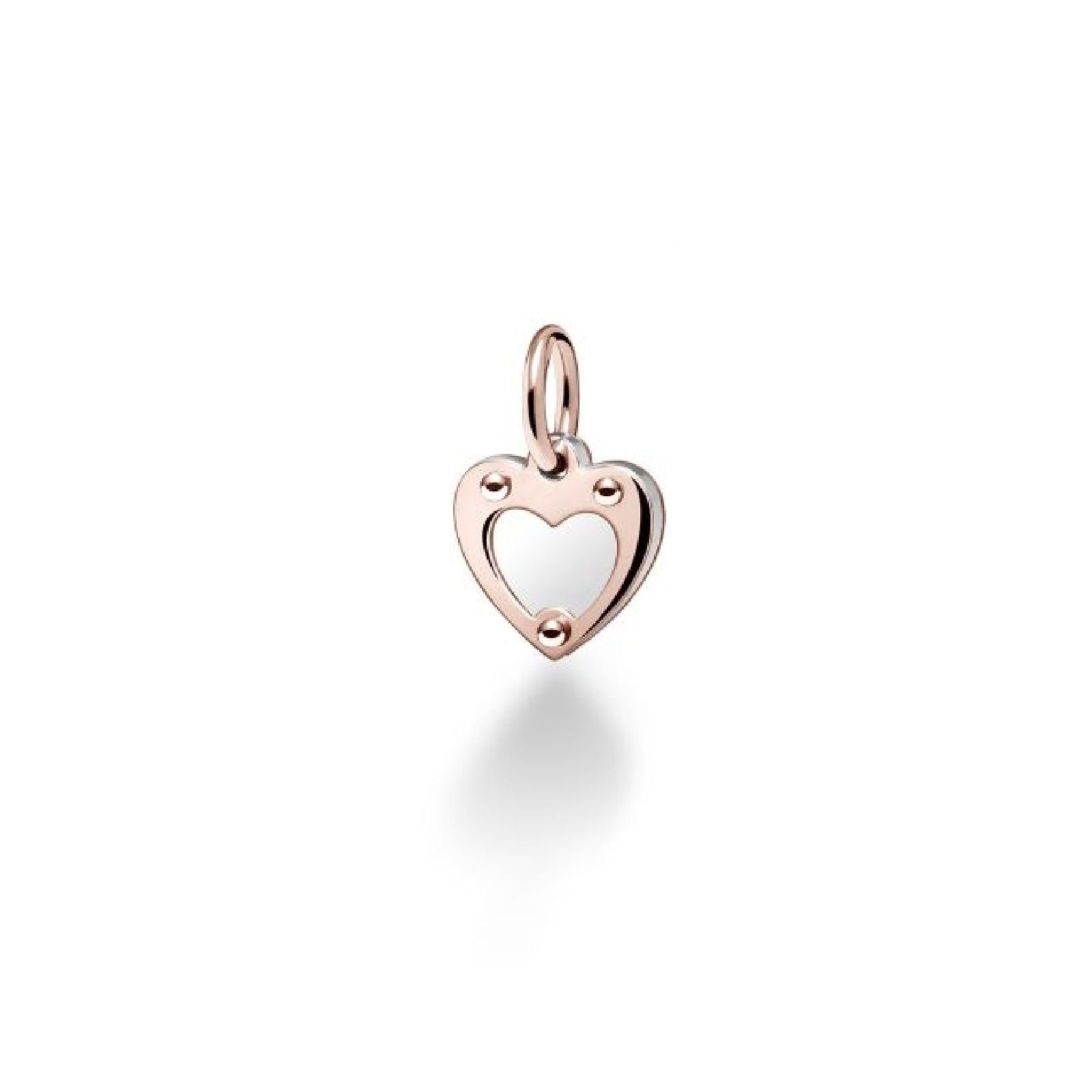Charm leBebé Lock Your Love da donna e bambine Ciondolo in oro rosa e argento 925 LBB163-1