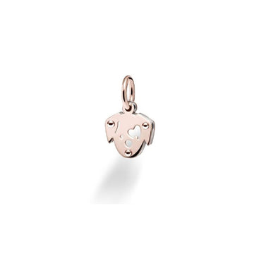 Charm leBebé Lock Your Love da donna Ciondolo in oro rosa e argento 925 LBB166-1