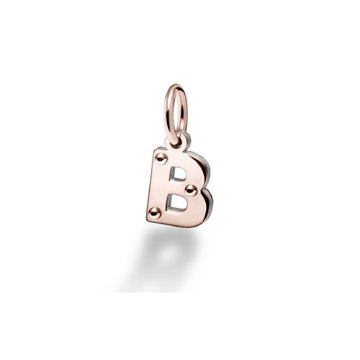 Charm leBebé Lock Your Love unisex e bambini Ciondolo in oro rosa e argento 925 LBB170-B-1