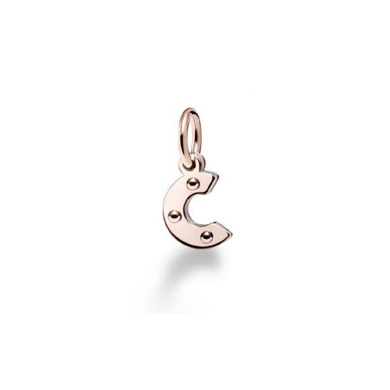 Charm leBebé Lock Your Love unisex e bambini Ciondolo in oro rosa e argento 925 LBB170-C-1
