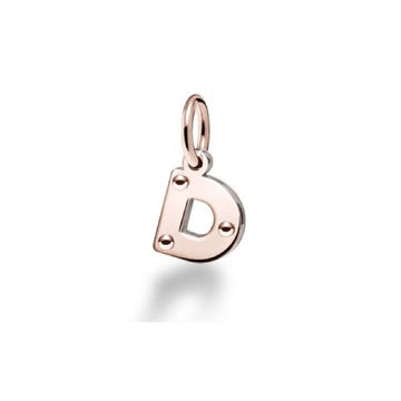 Charm leBebé Lock Your Love unisex e bambini Ciondolo in oro rosa e argento 925 LBB170-D-1