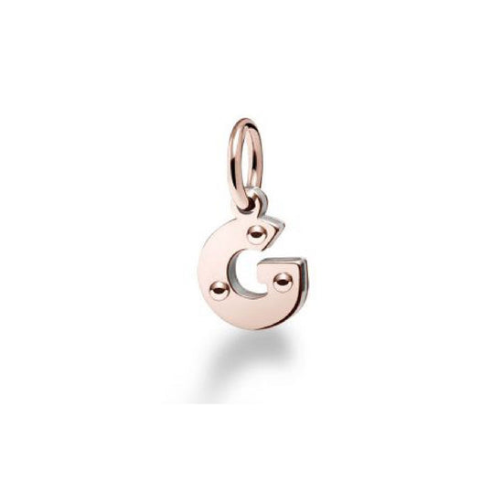 Charm leBebé Lock Your Love unisex e bambini Ciondolo in oro rosa e argento 925 LBB170-G-1