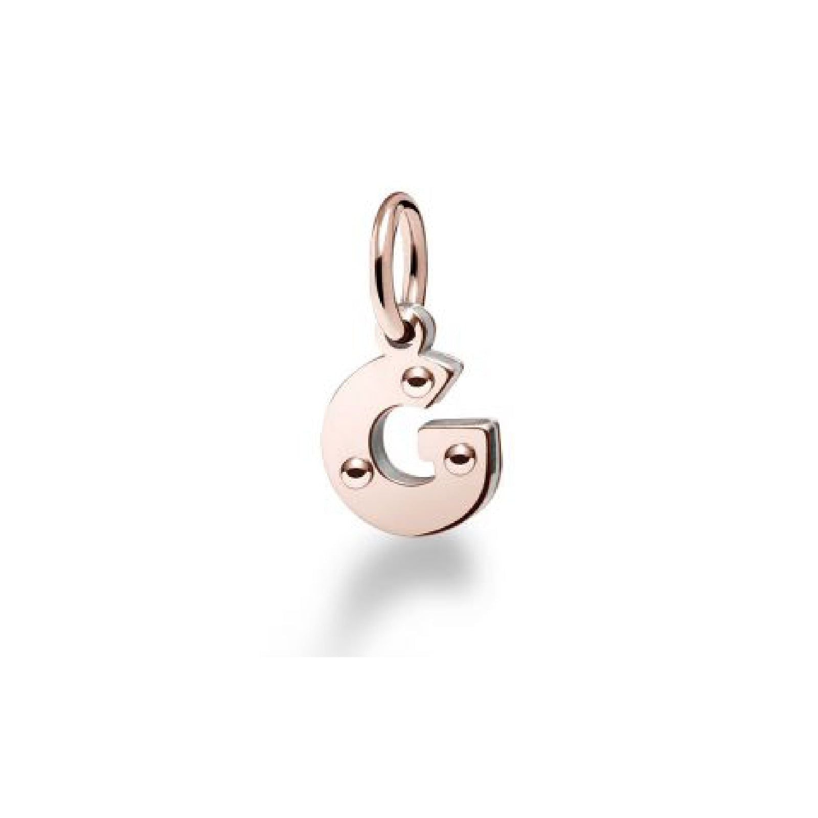 Charm leBebé Lock Your Love unisex e bambini Ciondolo in oro rosa e argento 925 LBB170-G-1