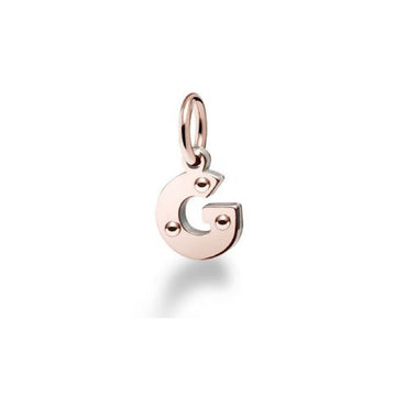 Charm leBebé Lock Your Love unisex e bambini Ciondolo in oro rosa e argento 925 LBB170-G-1