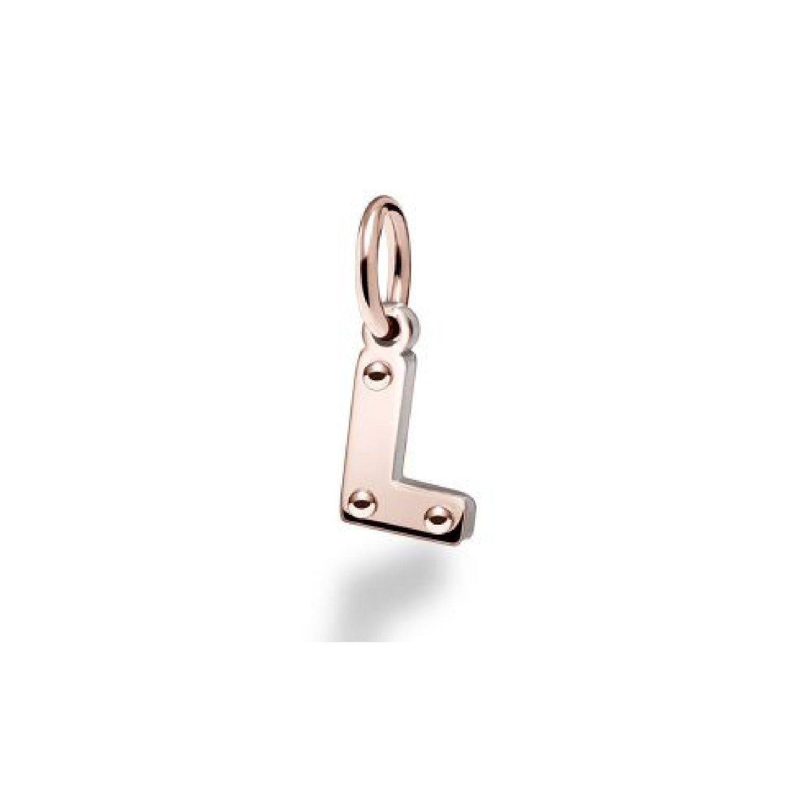 Charm leBebé Lock Your Love unisex e bambini Ciondolo in oro rosa e argento 925 LBB170-L-1