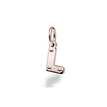 Charm leBebé Lock Your Love unisex e bambini Ciondolo in oro rosa e argento 925 LBB170-L-1