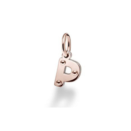 Charm leBebé Lock Your Love unisex e bambini Ciondolo in oro rosa e argento 925 LBB170-P-1