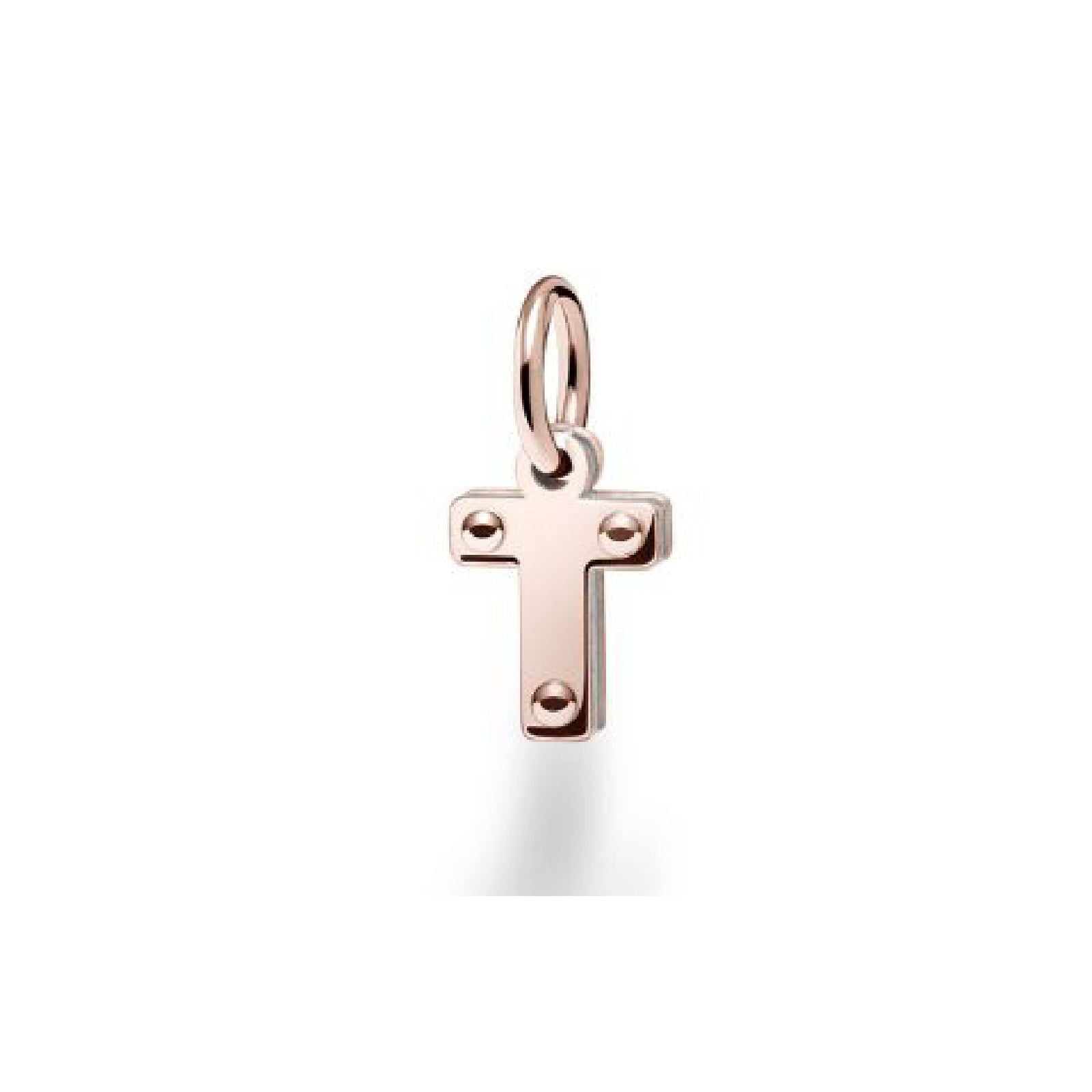 Charm leBebé Lock Your Love unisex e bambini Ciondolo in oro rosa e argento 925 LBB170-T-1