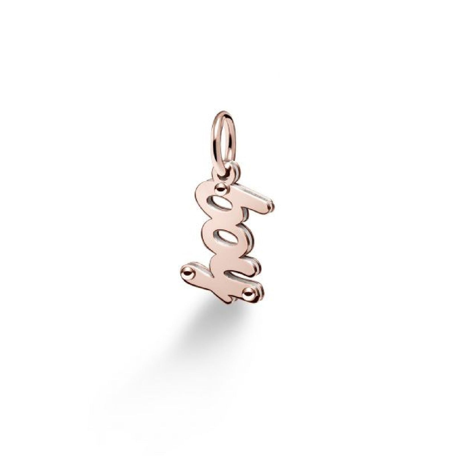 Charm leBebé Lock Your Love unisex e bambini Ciondolo in oro rosa e argento 925 LBB171-1