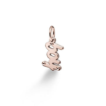 Charm leBebé Lock Your Love unisex e bambini Ciondolo in oro rosa e argento 925 LBB171-1