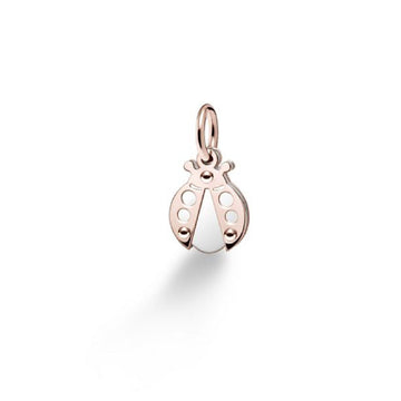 Charm leBebé Lock Your Love da donna e bambine Ciondolo in oro rosa e argento 925 LBB176-1