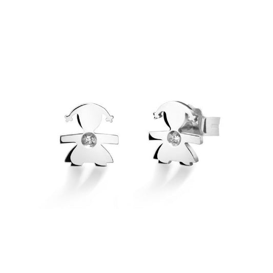 Mono orecchino leBebé Le Briciole da donna Orecchini in oro bianco LBB310-1