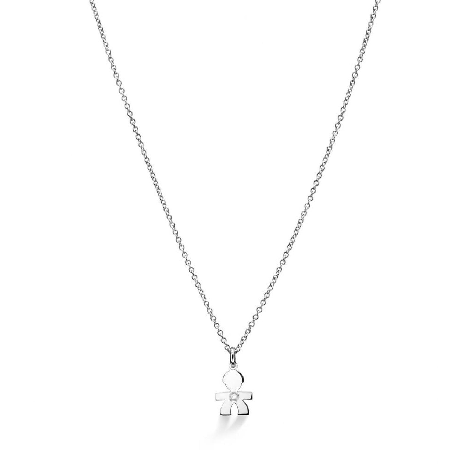 Collana leBebé Le Briciole da donna e bambine in oro bianco LBB333-2