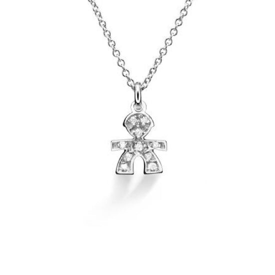 Collana leBebé Le Briciole da donna in oro bianco LBB335-1