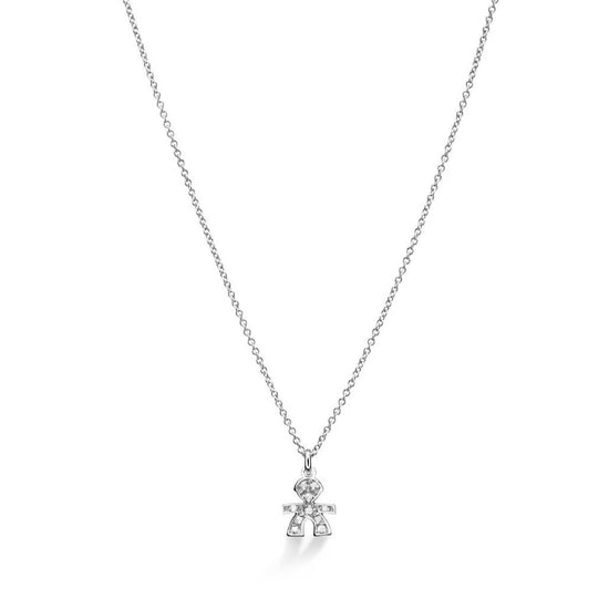 Collana leBebé Le Briciole da donna in oro bianco LBB335-2