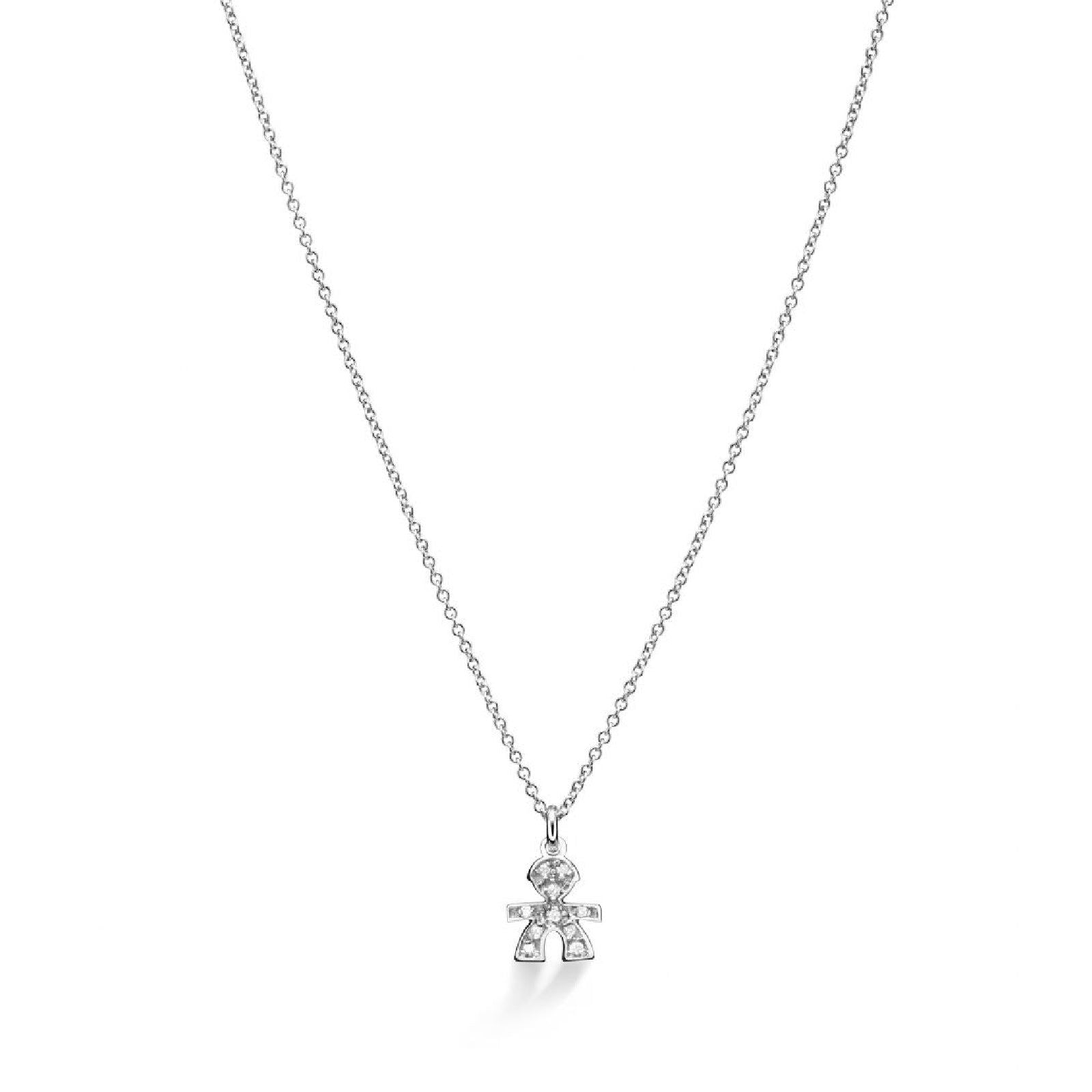 Collana leBebé Le Briciole da donna in oro bianco LBB335-2