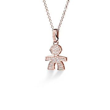 Collana leBebé I Pavé Piccoli da donna e bambine in oro rosa LBB451-1
