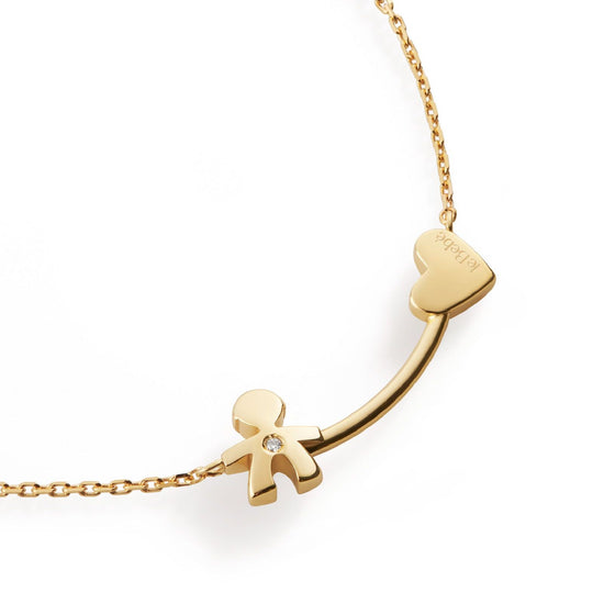 Collana leBebé Les Petits da donna in oro giallo LBB730-2